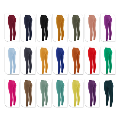 Polyester Fitness Yoga Pants High Waist Stretch Tight