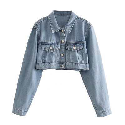 Spring Autumn Custom Denim Clothing Korean Version Loose Long Sleeve Jeans